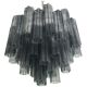 Grey “tronchi” murano glass chandelier d60