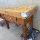 2-drawer block, butcher's shop, beautiful patina, wood color