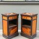 Pair of Art Deco bedside tables from the 1920s.