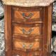 Small Louis XV style marquetry chiffonniere table
