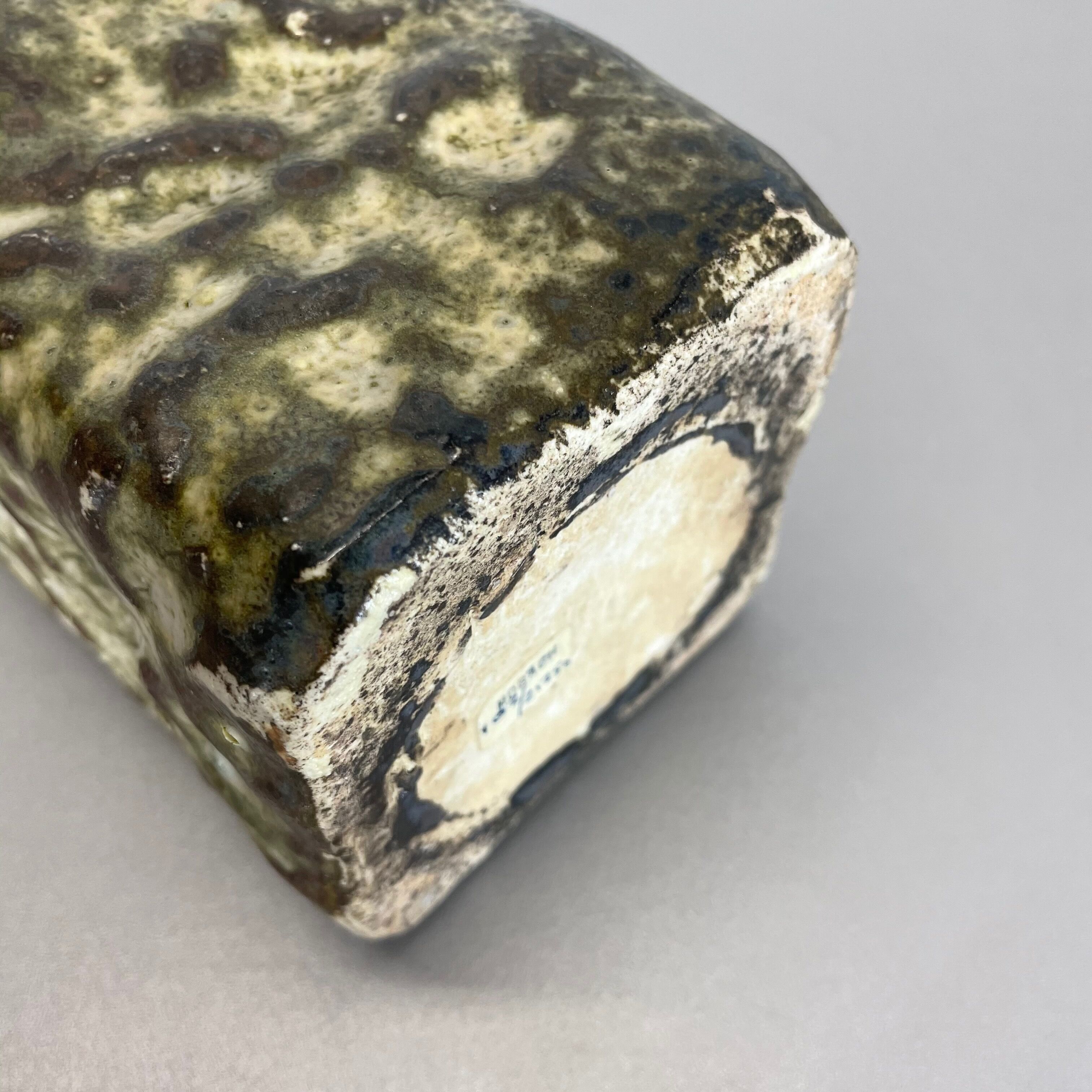 Original 1960 Ceramic Studio Pottery Vase by Piet Knepper for Mobach Netherlands