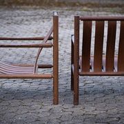 Wenge armchairs by Jørn Nilson, Denmark, 1966, Set of 2