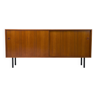 Vintage Teak Sideboard with sliding doors, 1960s