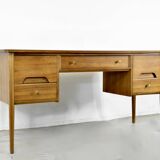 Midcentury A. Younger Walnut Desk. Unique Vintage Modern