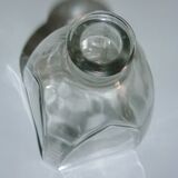 Modern square glass carafe
