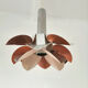 Suspension metal petals two-tone design 70s
