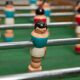 Vintage folding table football on foot from the 70s