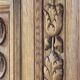 Vintage 1930s Solid Oak Danish Brutalist / Formhouse Cabinet