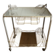Vintage Rolling Dessert Trolley (Vinyl Record Player Furniture)