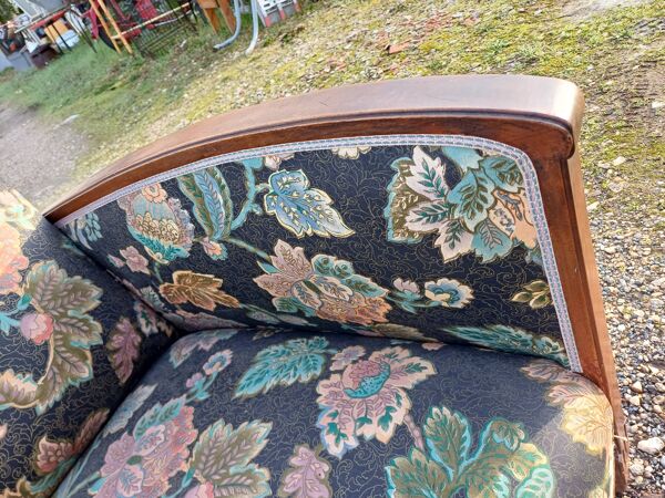 Fauteuil Art déco Noyer