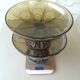 Pair of tazza glass compote cups, circa 1950 - 1970