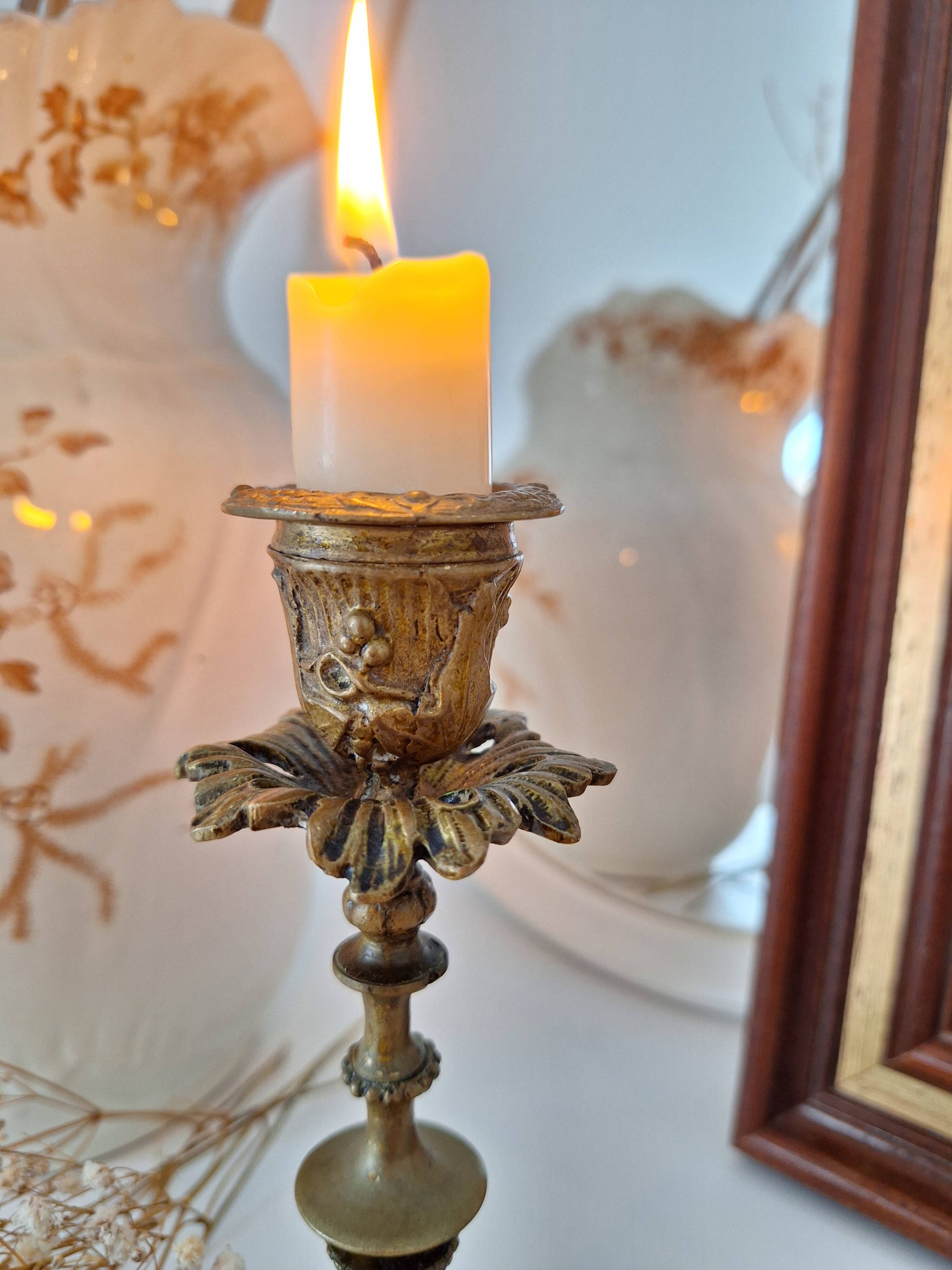 Baroque candle holder