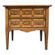 Commode d’appoint Empire tardif en marqueterie fine – fin XIXᵉ siècle