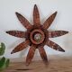 Old wooden wall light
