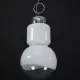Vintage Mazzega space age chandelier in chrome and murano glass. Italy 1960