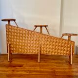 Planter vintage rattan plant holder