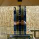 Table lamp for lumica braas & chrome