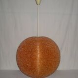 Suspension orange Sugar ball by John and Sylvia Reid from the 1960s.