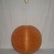 Suspension orange Sugar ball by John and Sylvia Reid from the 1960s.