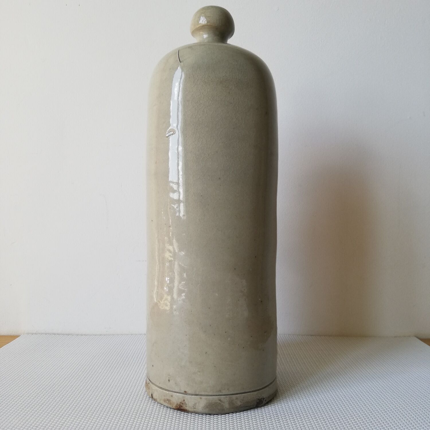 Stoneware hot water bottle