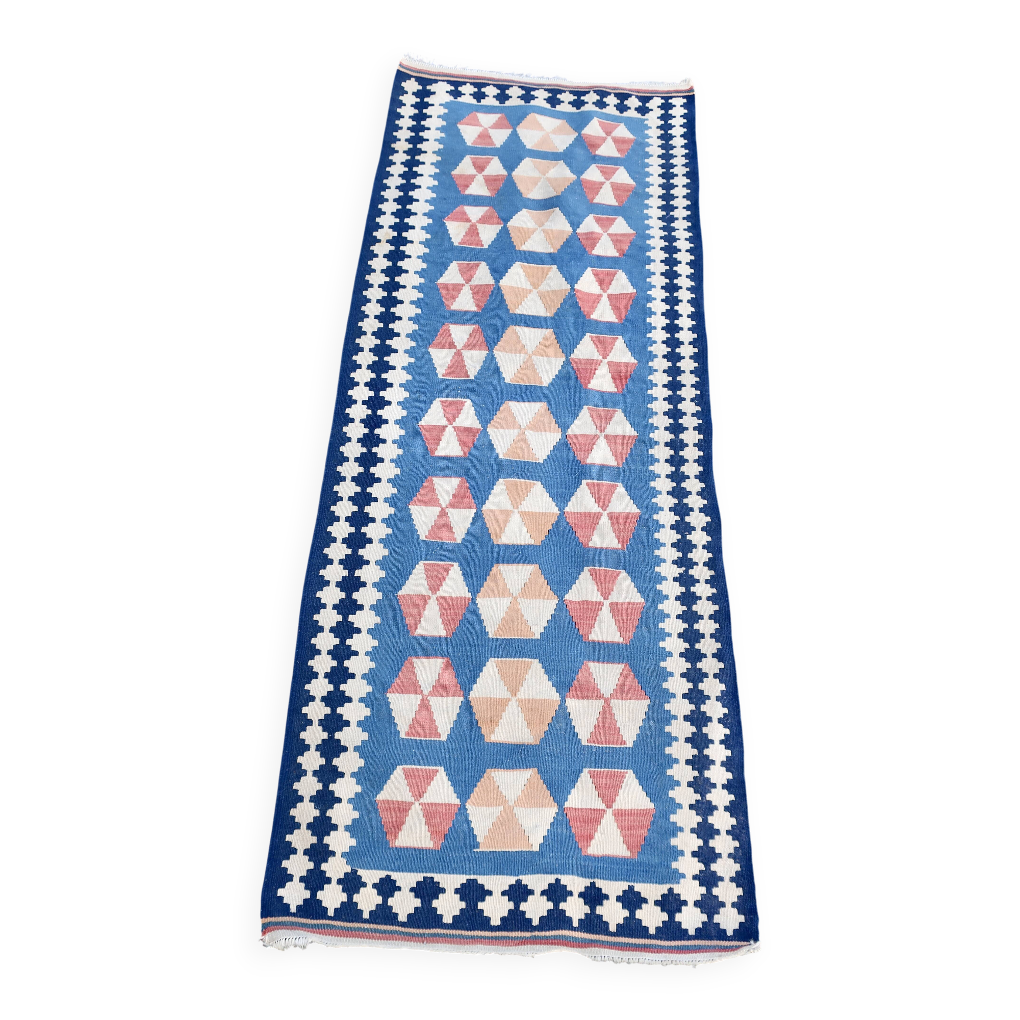 Kilim hallway carpet, 20th century.