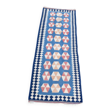 Kilim hallway carpet, 20th century.