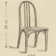 Pair of Secession chairs Josef Hoffmann no.637 Ex. by Thonet