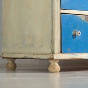 Commode ancienne peinte en pin – Europe centrale, vers 1890