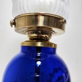 Lámpara de mesa de cristal. España, 1940s.