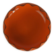 Glass bowl "Tango" in Art Deco style, bohemian orange colour, created by Michael Powolny for Loetz, 1914.
