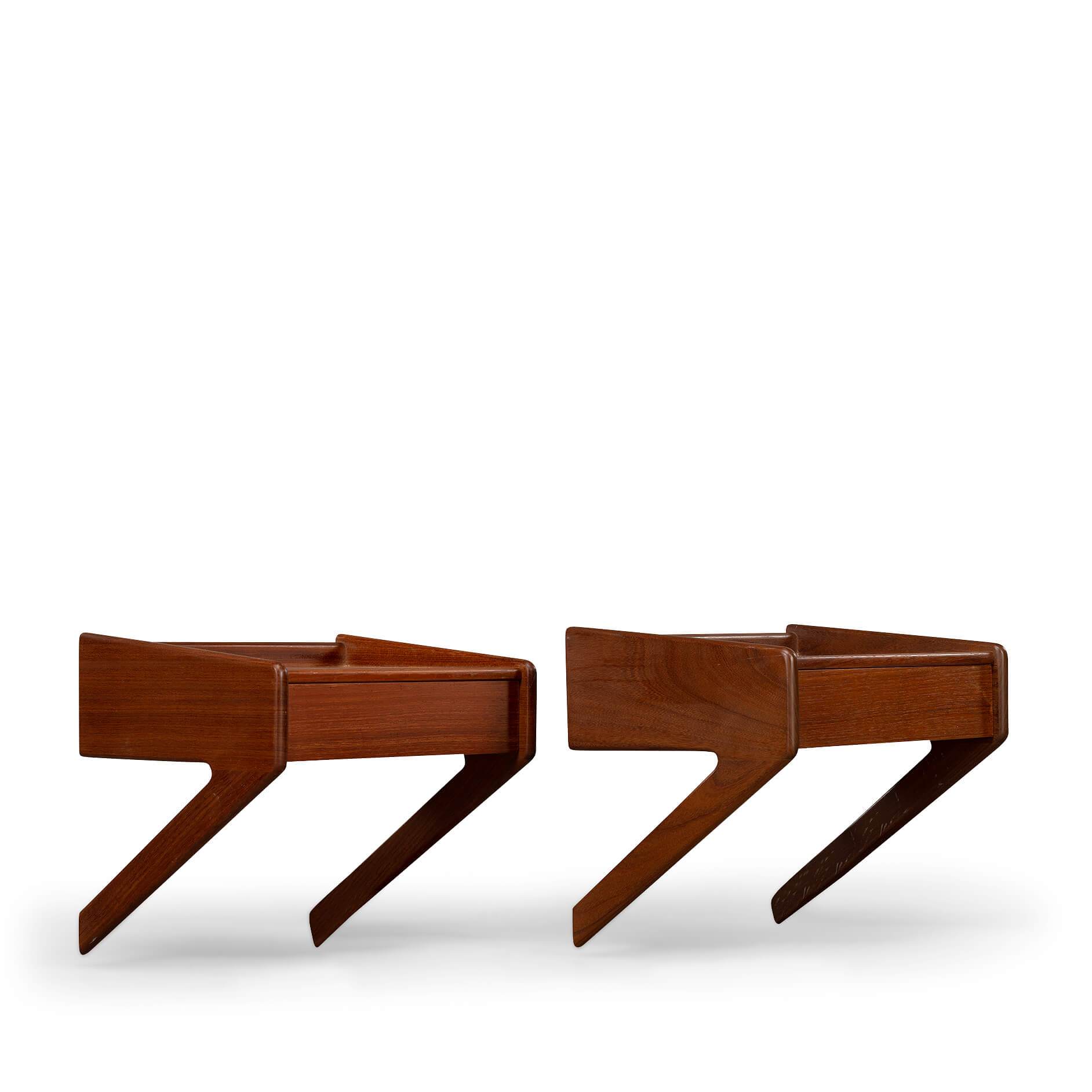 Bedside tables Model 79 in teak by Olhome, 1960s