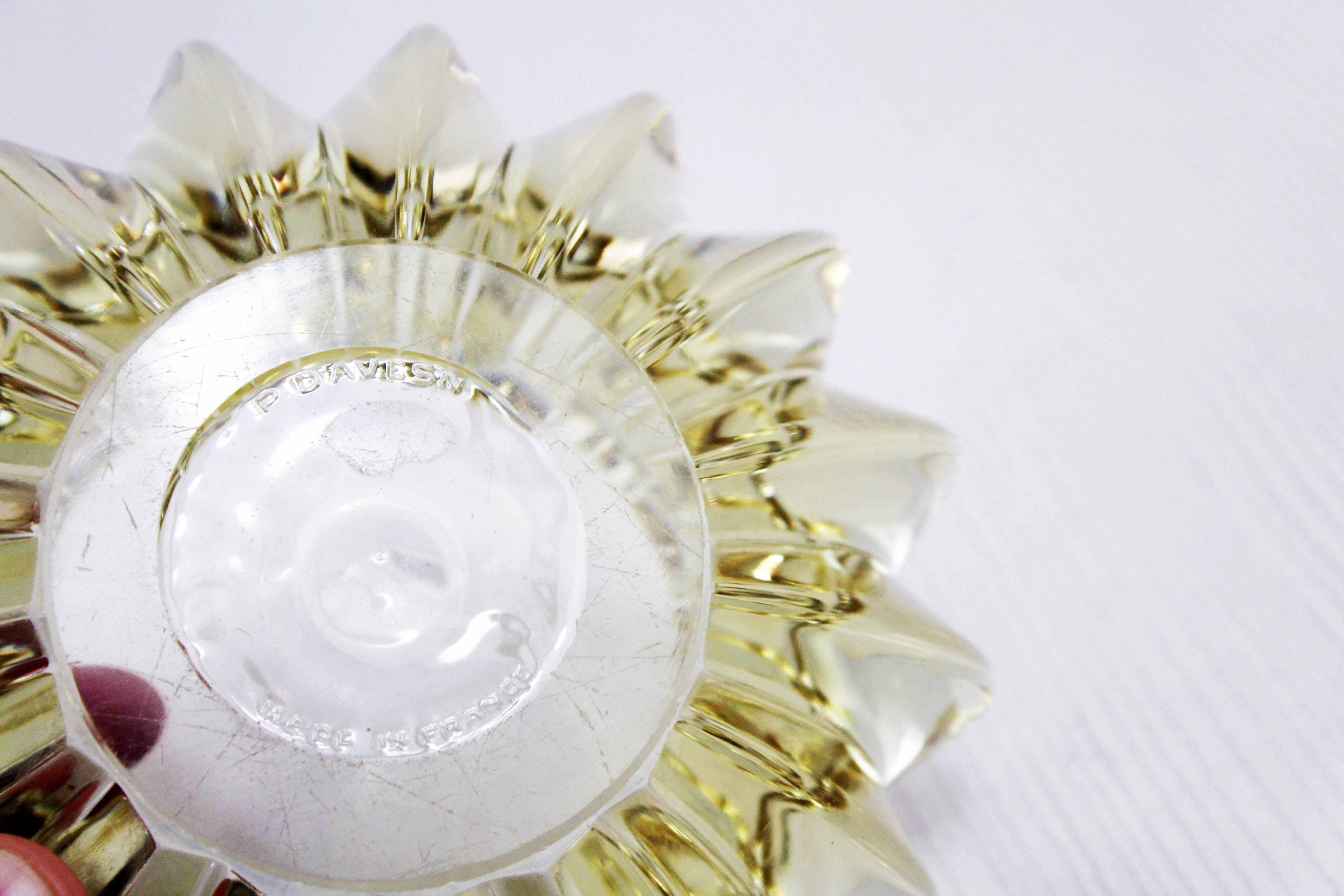 P.D'Avesn Art Deco Crystal Ashtray