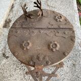 Brutalist ashtray wrought iron
