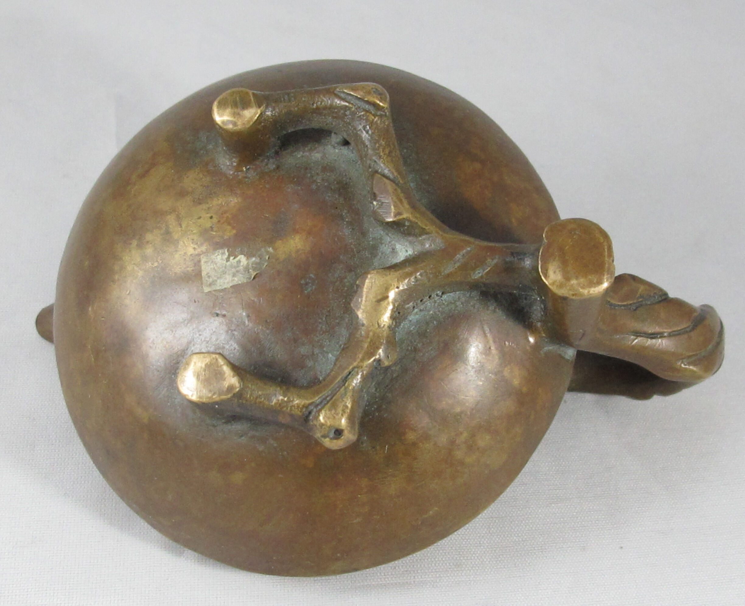 Old chinese bronze teapot
