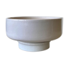 Pot et soucoupe en céramique blanche ⌀ 20 cm