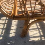 Rattan bed