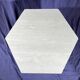 Table basse en travertin pied acier
