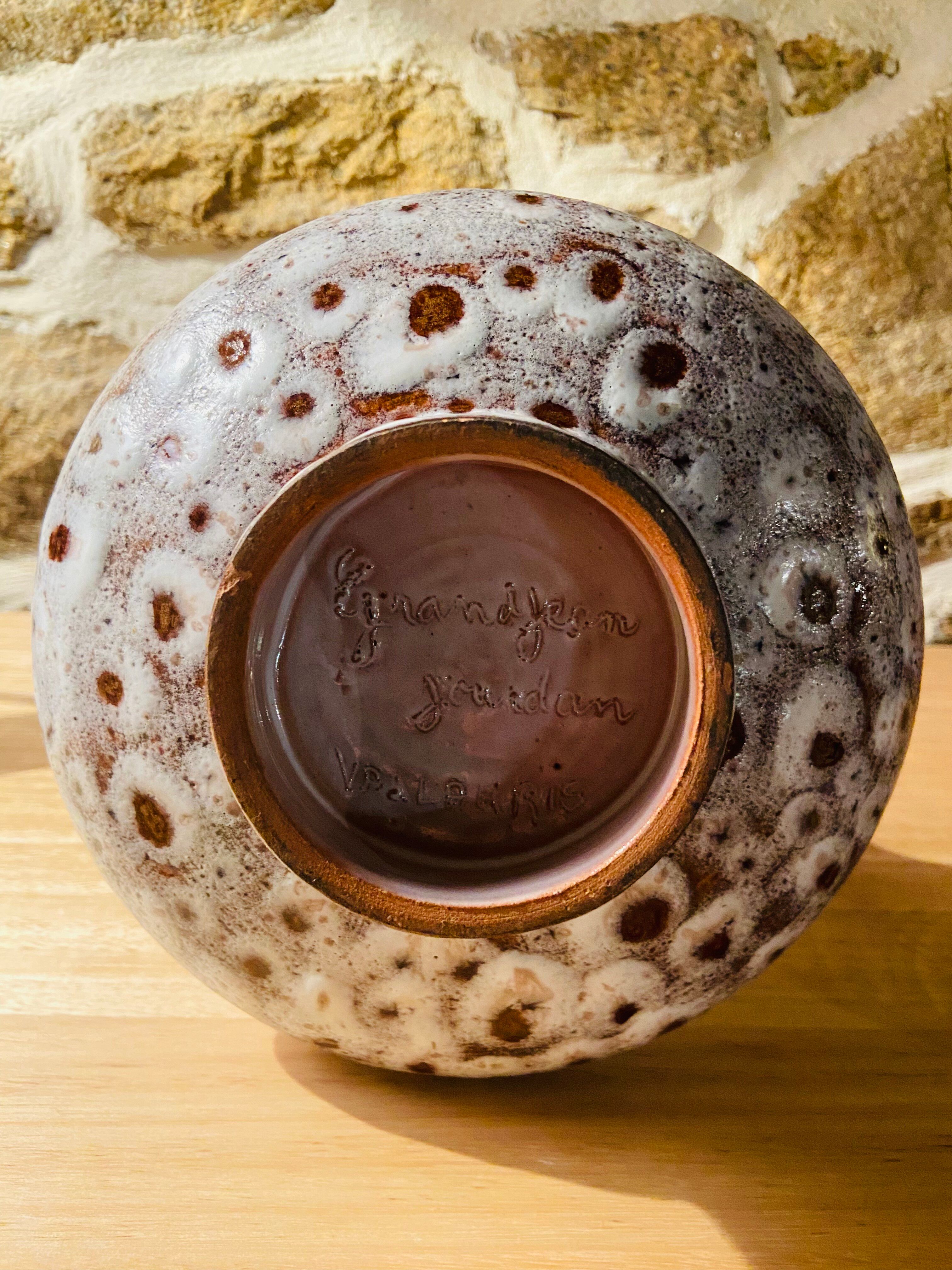 Vase Grandjean Jourdan Vallauris