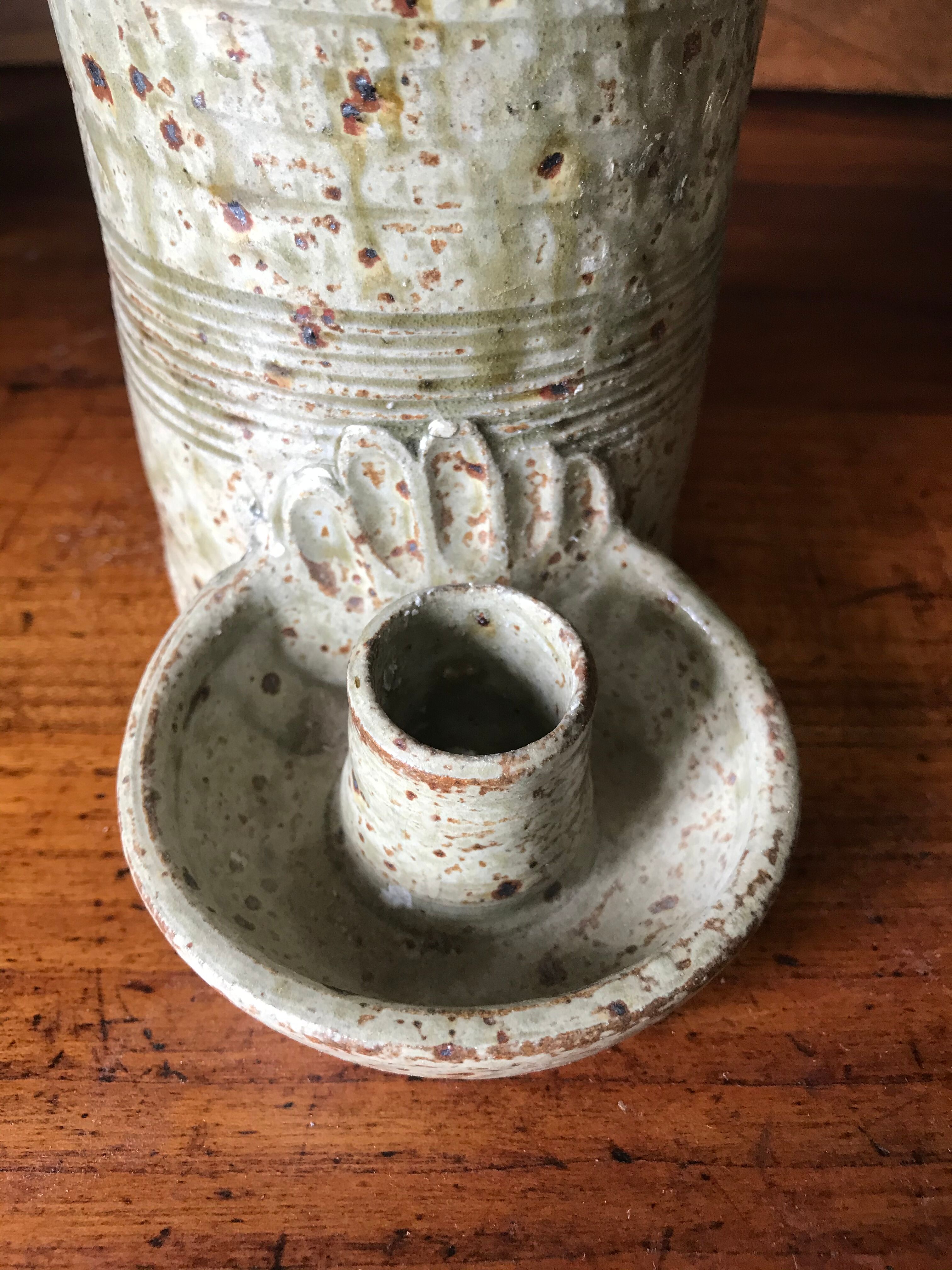 La Hulotte ceramic candlestick