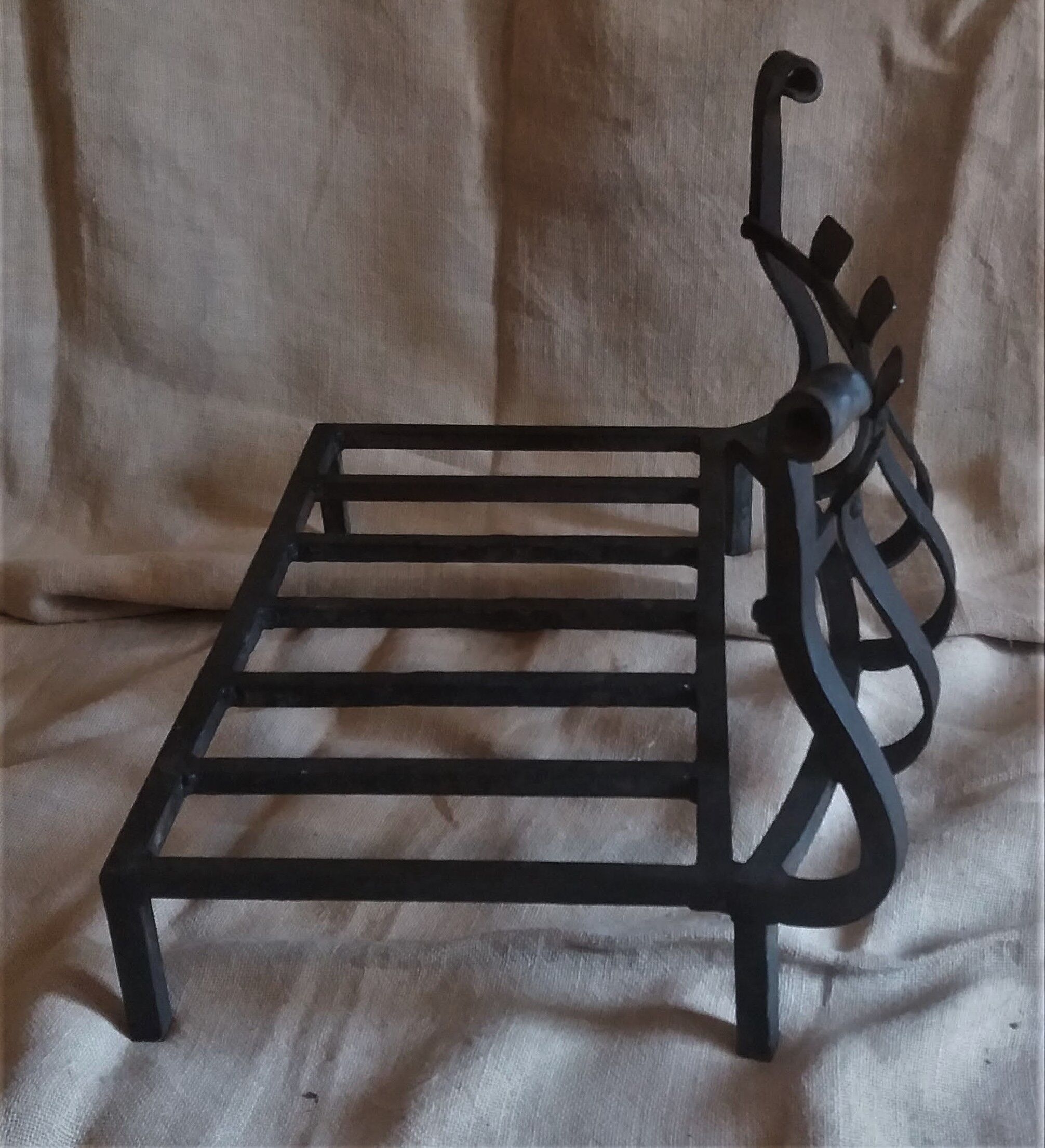 Wrought iron chimney grille