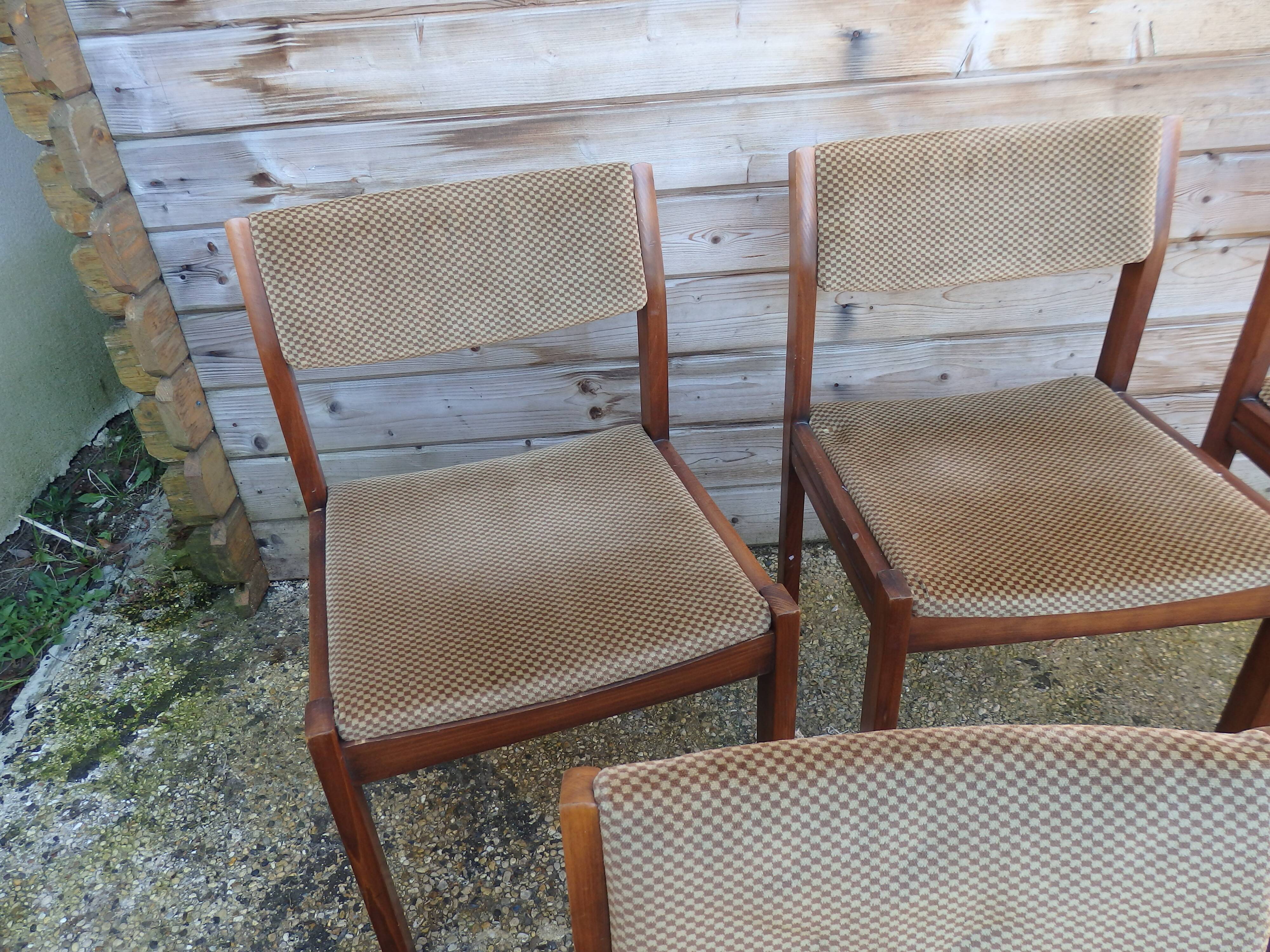 5 vintage chairs 70s 80s