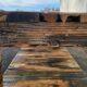 Solid wood farm console