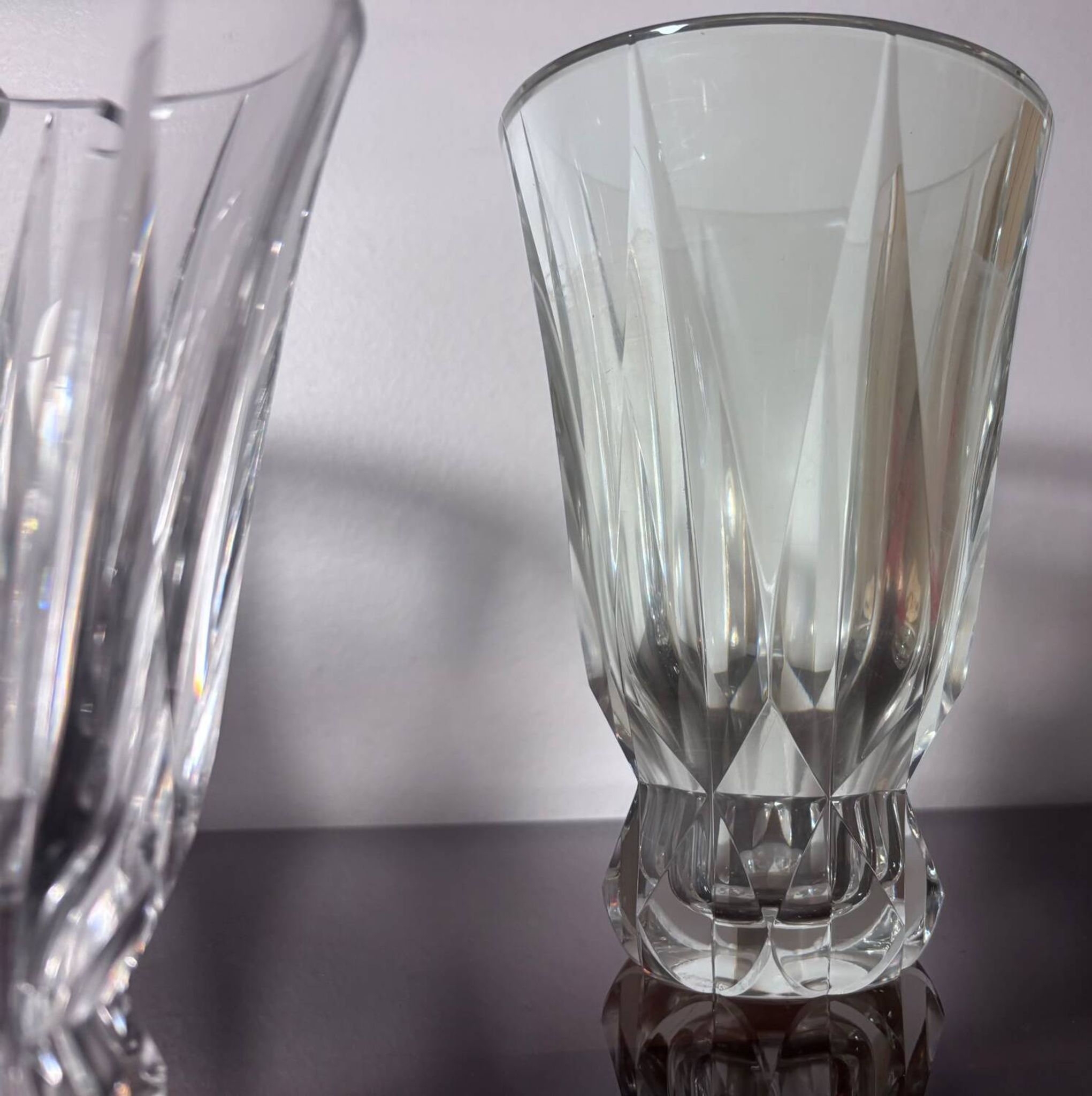 Collection of 5 Vases Saint Louis