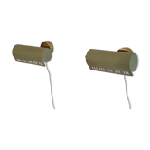 Pair of Scandinavian wall lamps from Falkenberg 1960