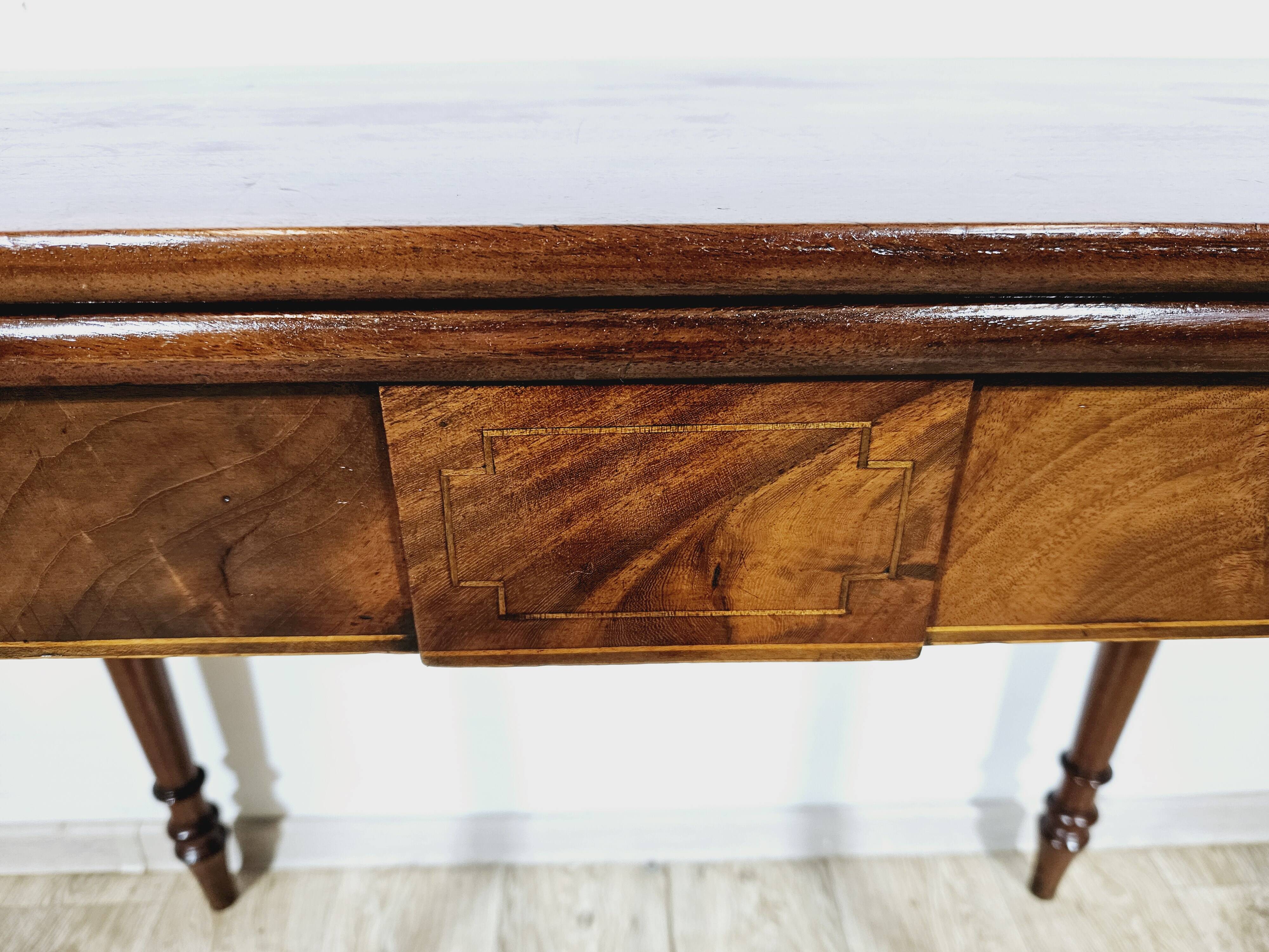 19th century Card Game Table - Mahogany, Biedermeier/Victorian style