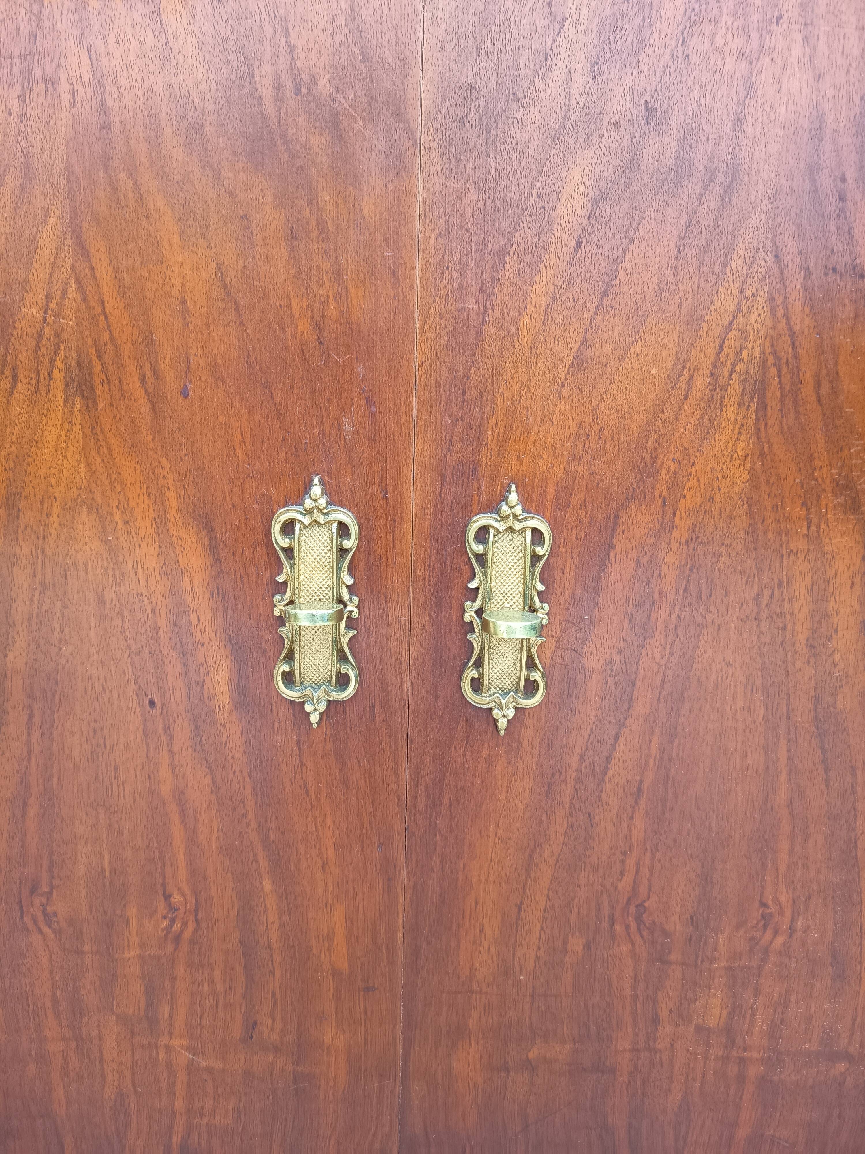 Art Deco walnut burl buffet