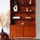 Bibliothèque scandinave vintage en teck – années 60