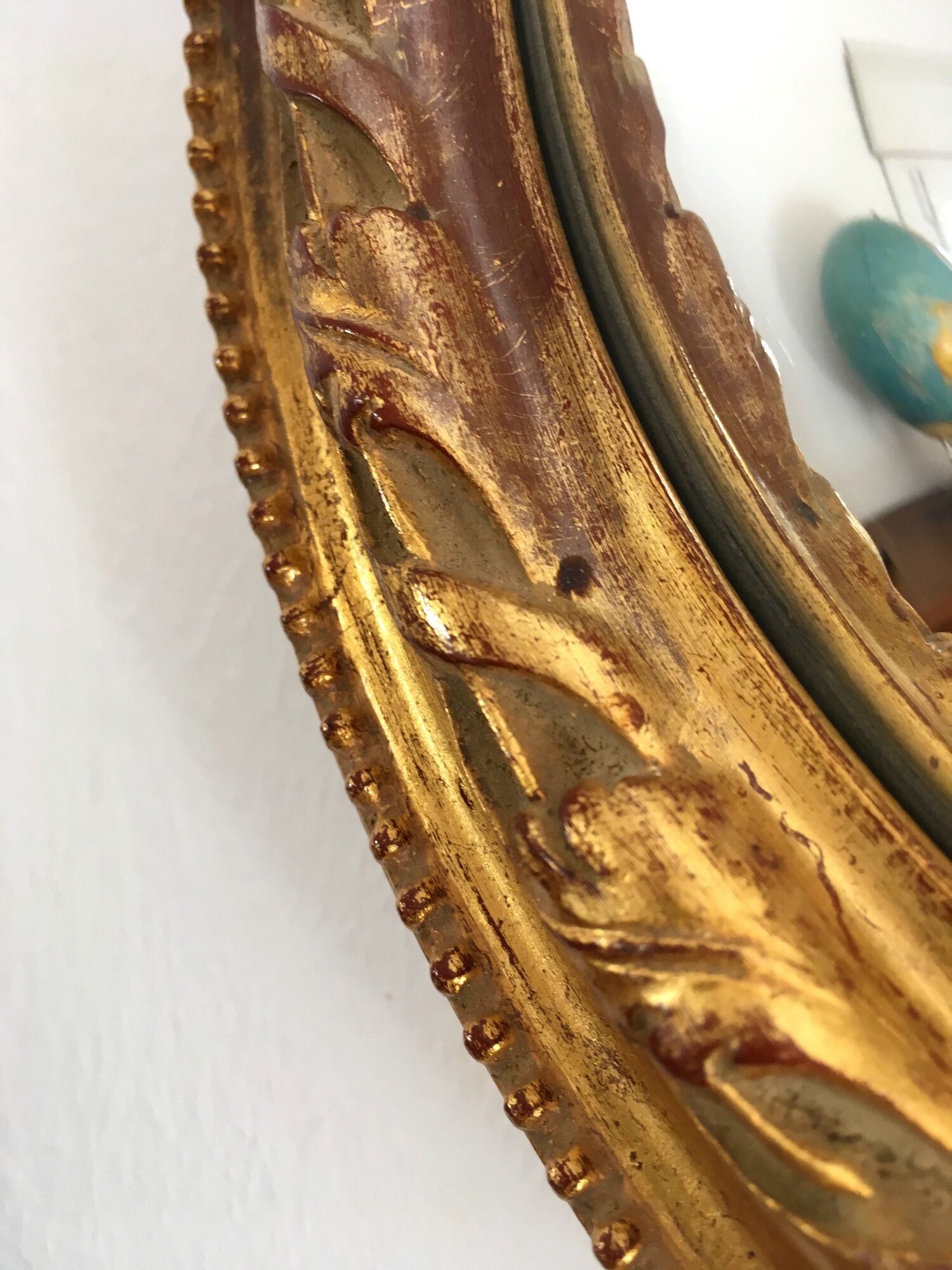 Mirror witch vintage 60s 30x23cm
