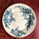 Lot of 3 flat plates in earthenware Choisy the King Iron Earth model Pompadour