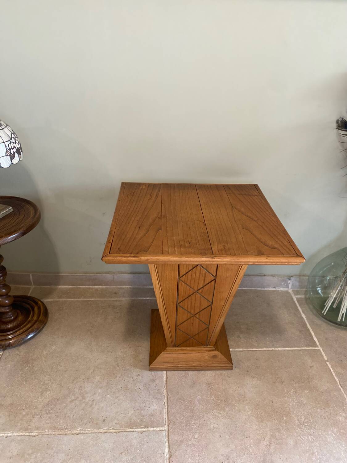 Occasional table, Art Deco pedestal table